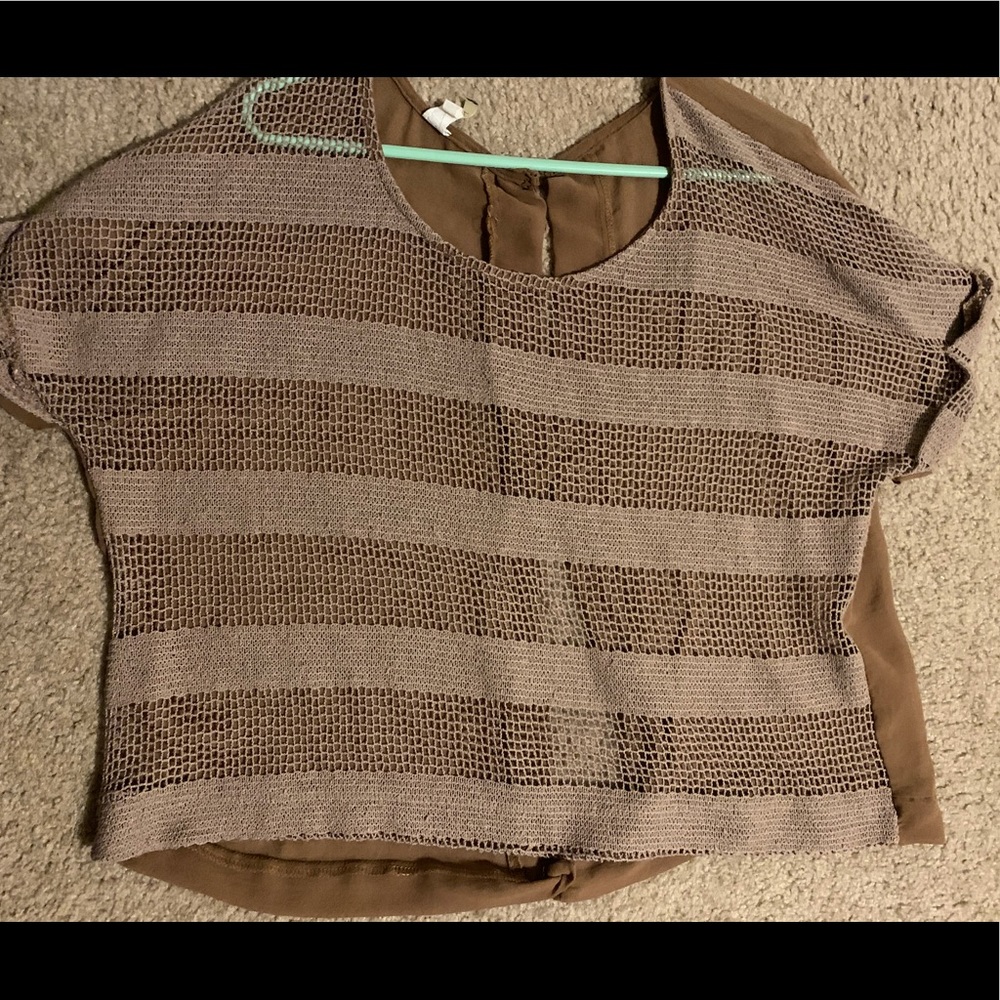 Brown blouse
